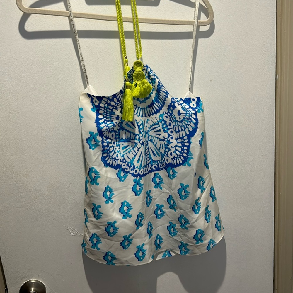 Lily Pulitzer Silk Halter Top